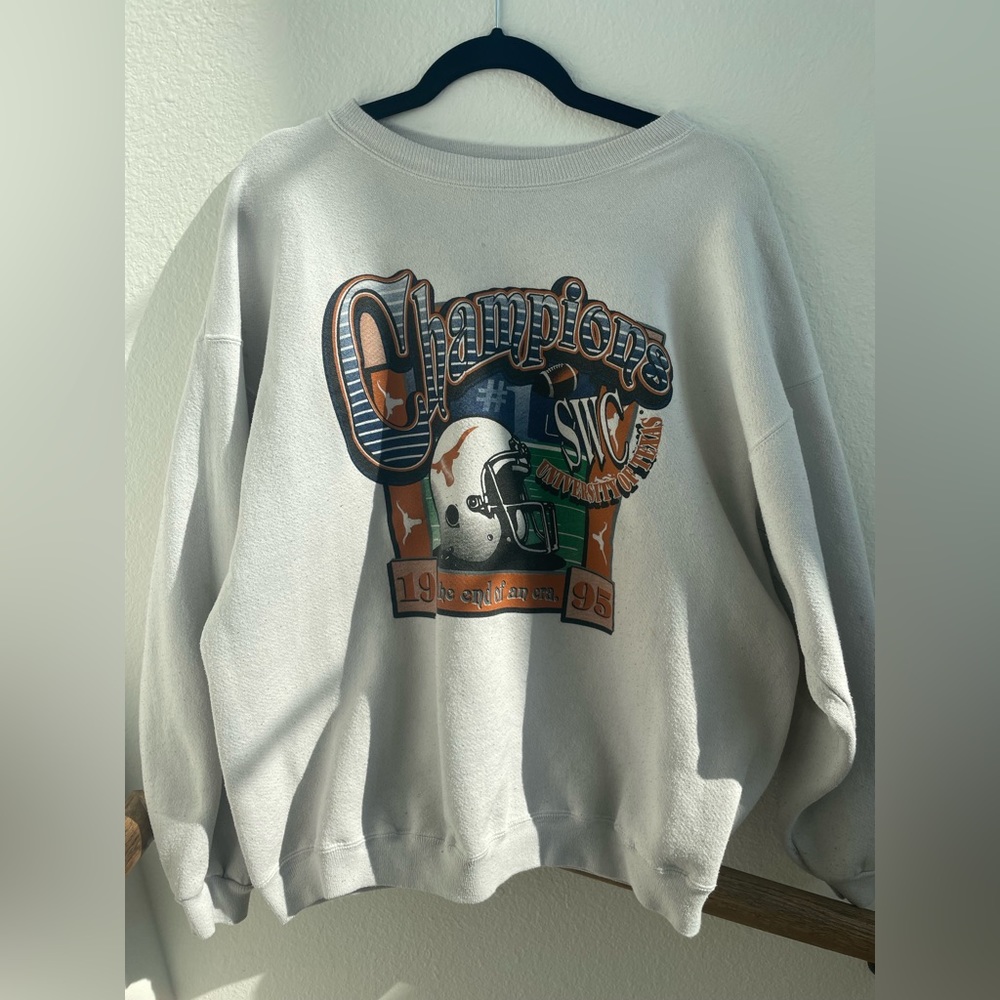 1995 Championship UT sweatshirt. University of Texas. SWC. Vintage.